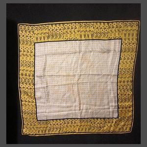 Designer silk scarf unknown designer